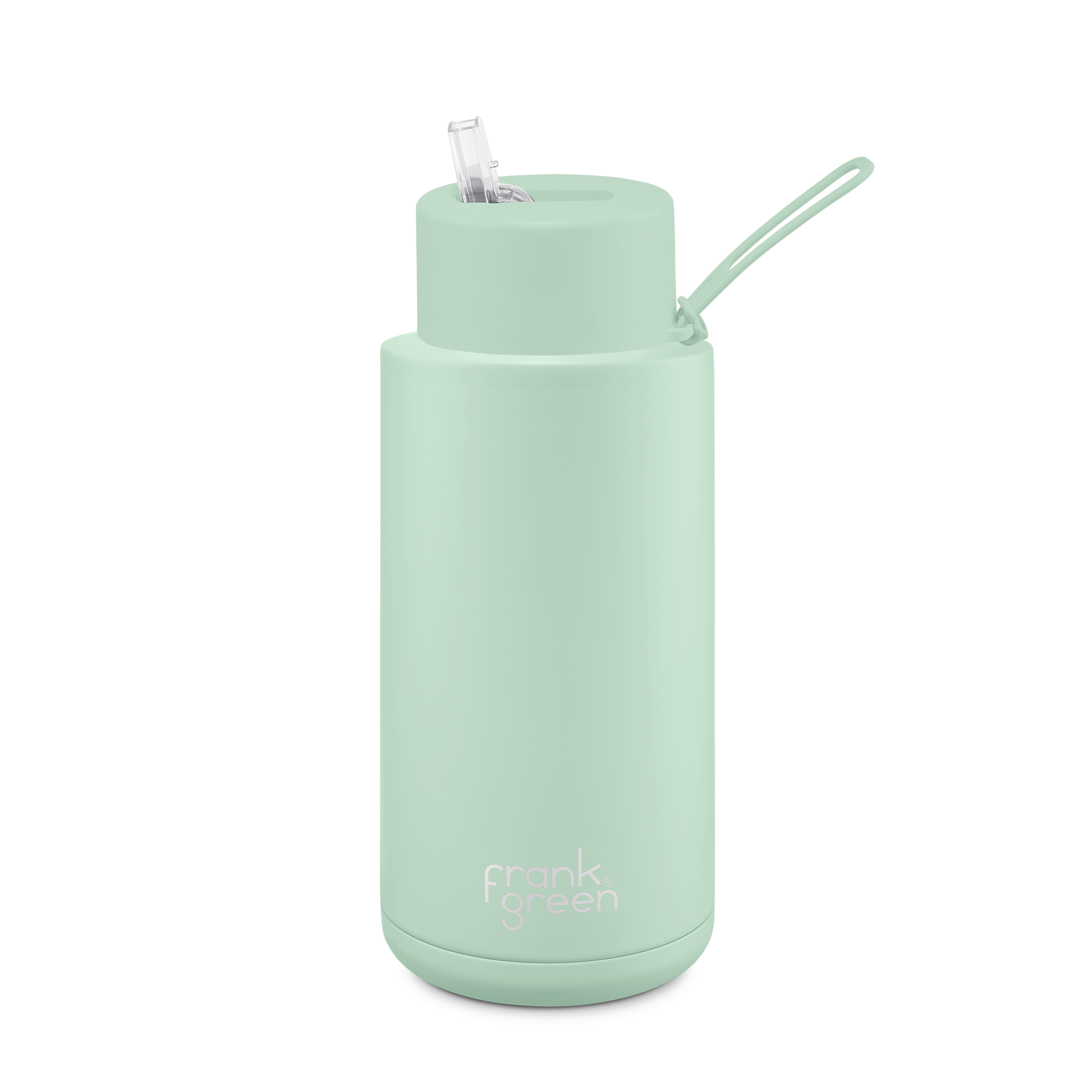 MINT GELATO Frank Green 34oz/1000ml/1 litre Ceramic Re-useable Bottle (straw lid)