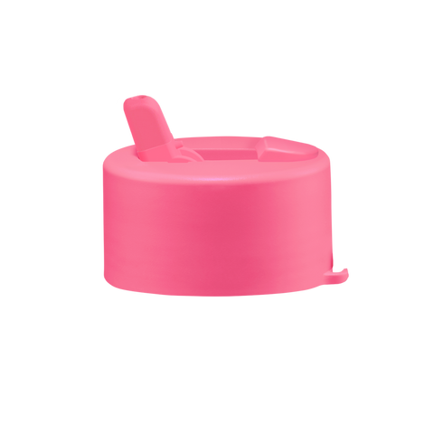 NEON PINK Frank Green Flip Straw Lid Hull with Strap