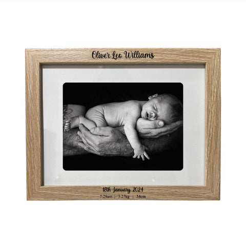 Newborn - Personalised Photo Frame