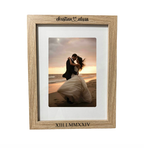 Wedding/Engagement - Personalised Photo Frame