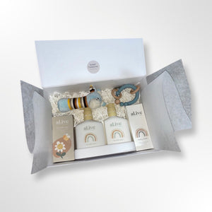 Baby Boy Rattle & Teether Gift Box