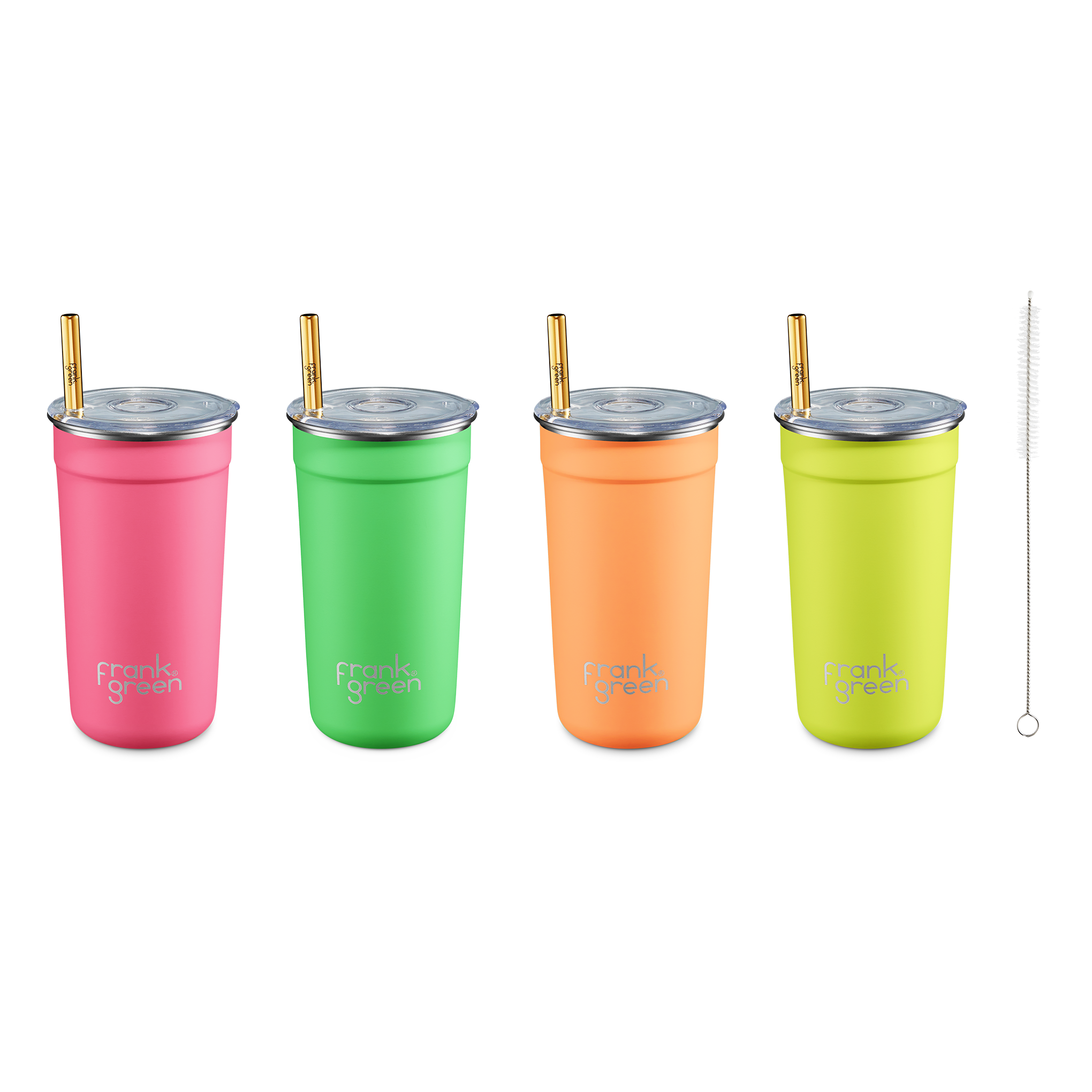 NEON Frank Green Re-usable Party Cups 16oz / 475ml - 4 pack