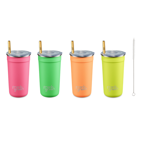 NEON Frank Green Re-usable Party Cups 16oz / 475ml - 4 pack