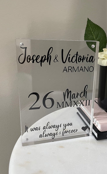 Wedding Plaques